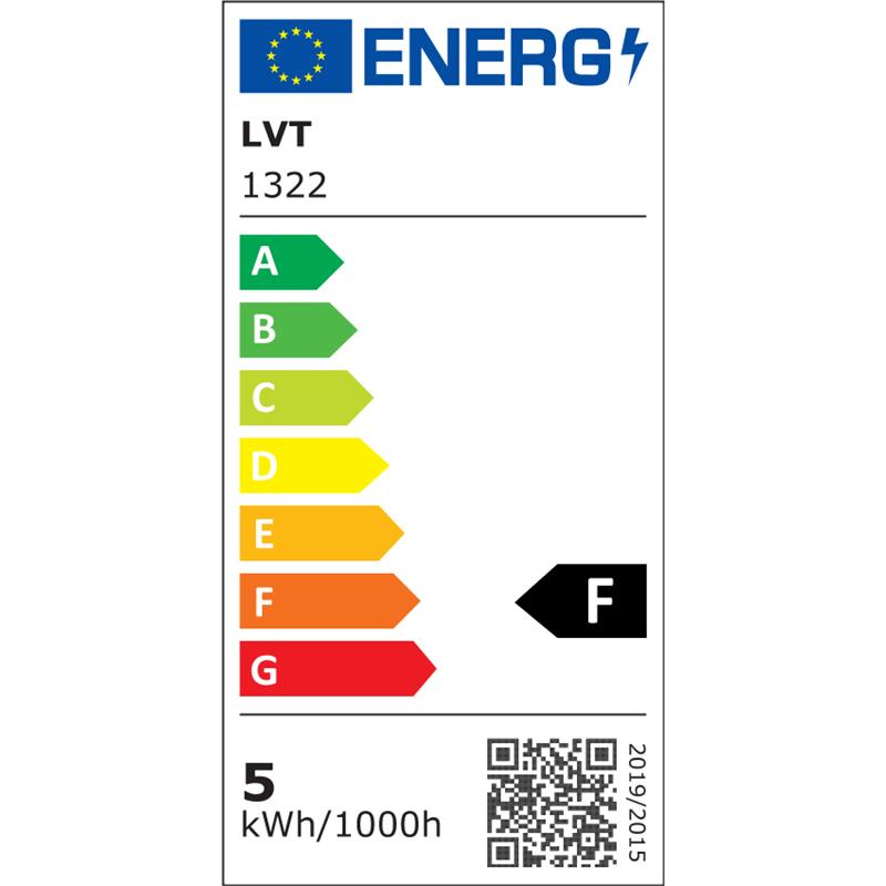 LED bulb E27 Filament Vita ST14 2700 1W PC, 5 pieces.