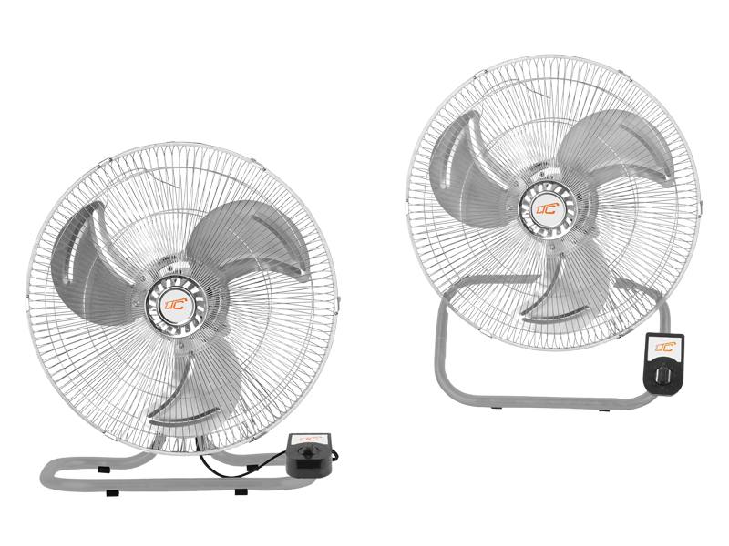 Stand fan LTC 3in1 WT04 70W, 18``, chrome.