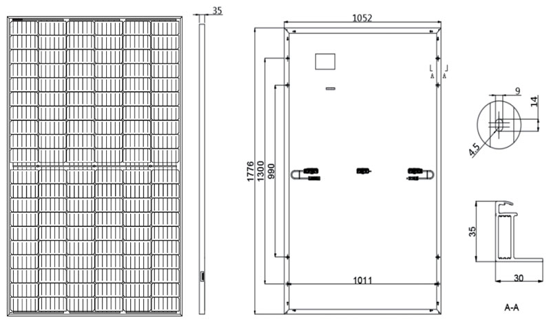 LONGi LR4-60HPB-355M photovoltaic module