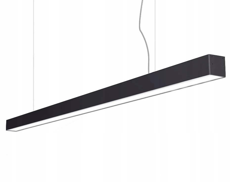 LED Linear Hangarmatuur 120cm 40W zwart 4500K 120grade
