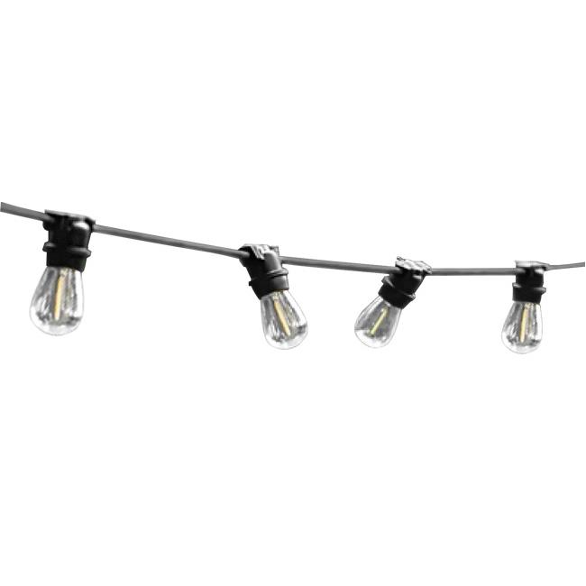 LED lichtslinger 20M 40 x E27 - Tuinverlichting Led - Sfeerverlichting - Prikkabel - Lichtsnoer Buiten &amp; Binnen 