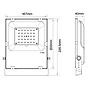 LED Floodlight 30W RGB + CCT Mi-Light - FUTT03