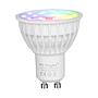 LED bulb with changeable color GU10 WW RGB + WW-CW CCT