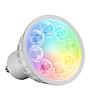 LED bulb with changeable color GU10 WW RGB + WW-CW CCT