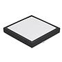 Surface mounted square LED panel 18W 4000K black