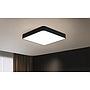 Led ceiling lamp 40W 400mm square black