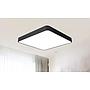 Led ceiling lamp 40W 400mm square black