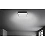 Led ceiling lamp 40W 400mm square black