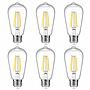 Set 6x E27 LED filament 10W 1000lm decorative bulb